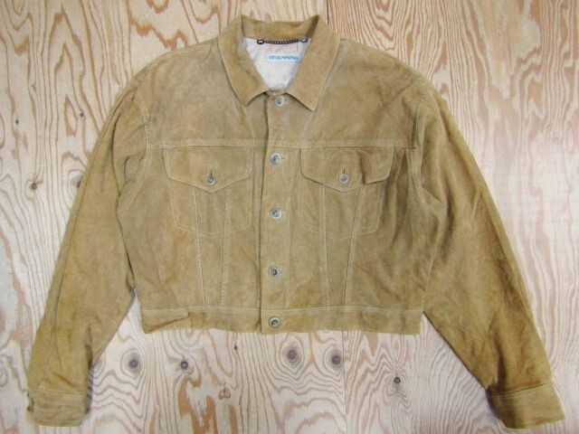★エンポリオアルマーニ EMPORIO ARMANI★本革 メンズ ヌバックレザージャケット★R70928037A