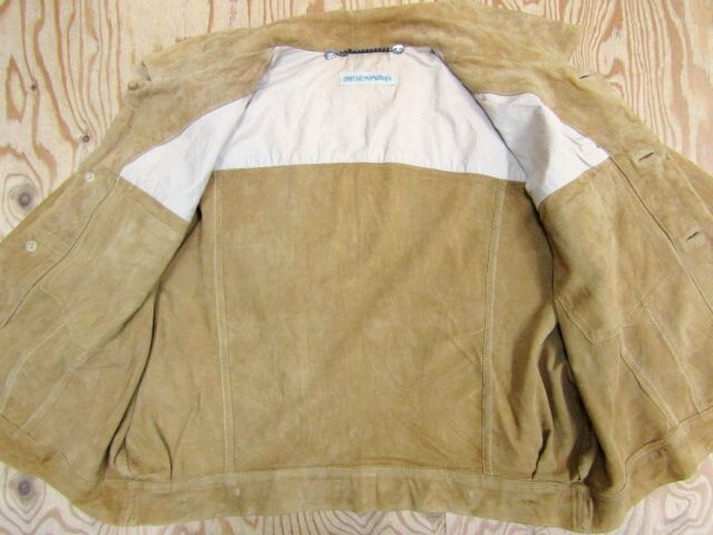 ★エンポリオアルマーニ EMPORIO ARMANI★本革 メンズ ヌバックレザージャケット★R70928037A