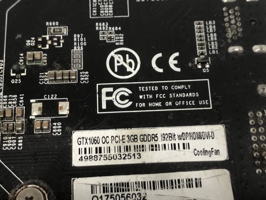 GTX1060 3GB グラフィックボード■現(xiàn)狀品