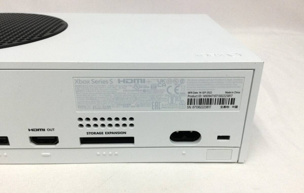 【GM7250/60/0】未動(dòng)確のジャンク★Xbox Series S 本體★マイクロソフト★x box★エックスボックス★シリーズS★ゲーム機(jī)★