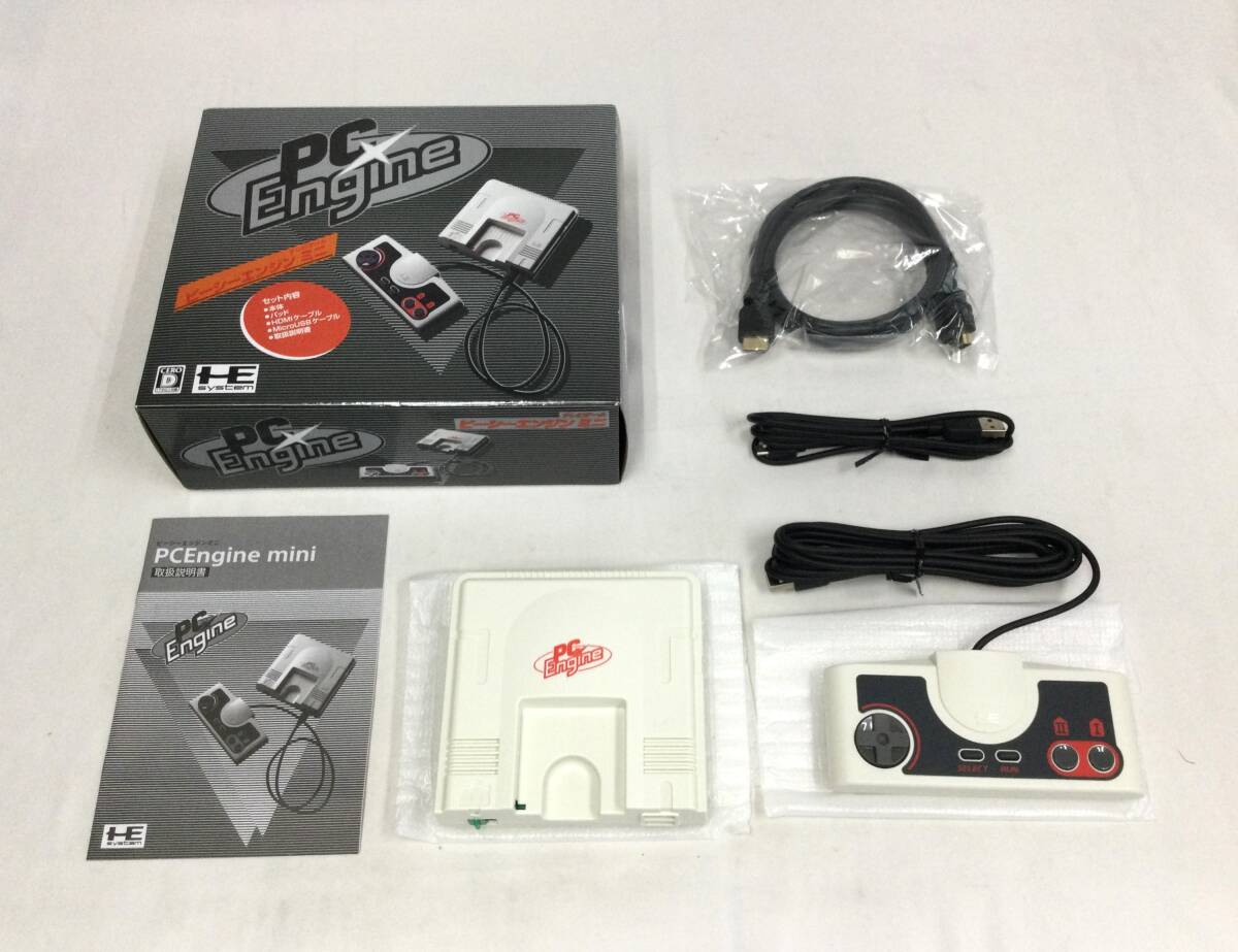 【GM7260/60/0】動(dòng)作確認(rèn)済★PCエンジン mini 本體セット★ピーシーエンジン ミニ★NEC★PC Engine mini★ゲーム機(jī)★レトロ★説明書(shū)付き★