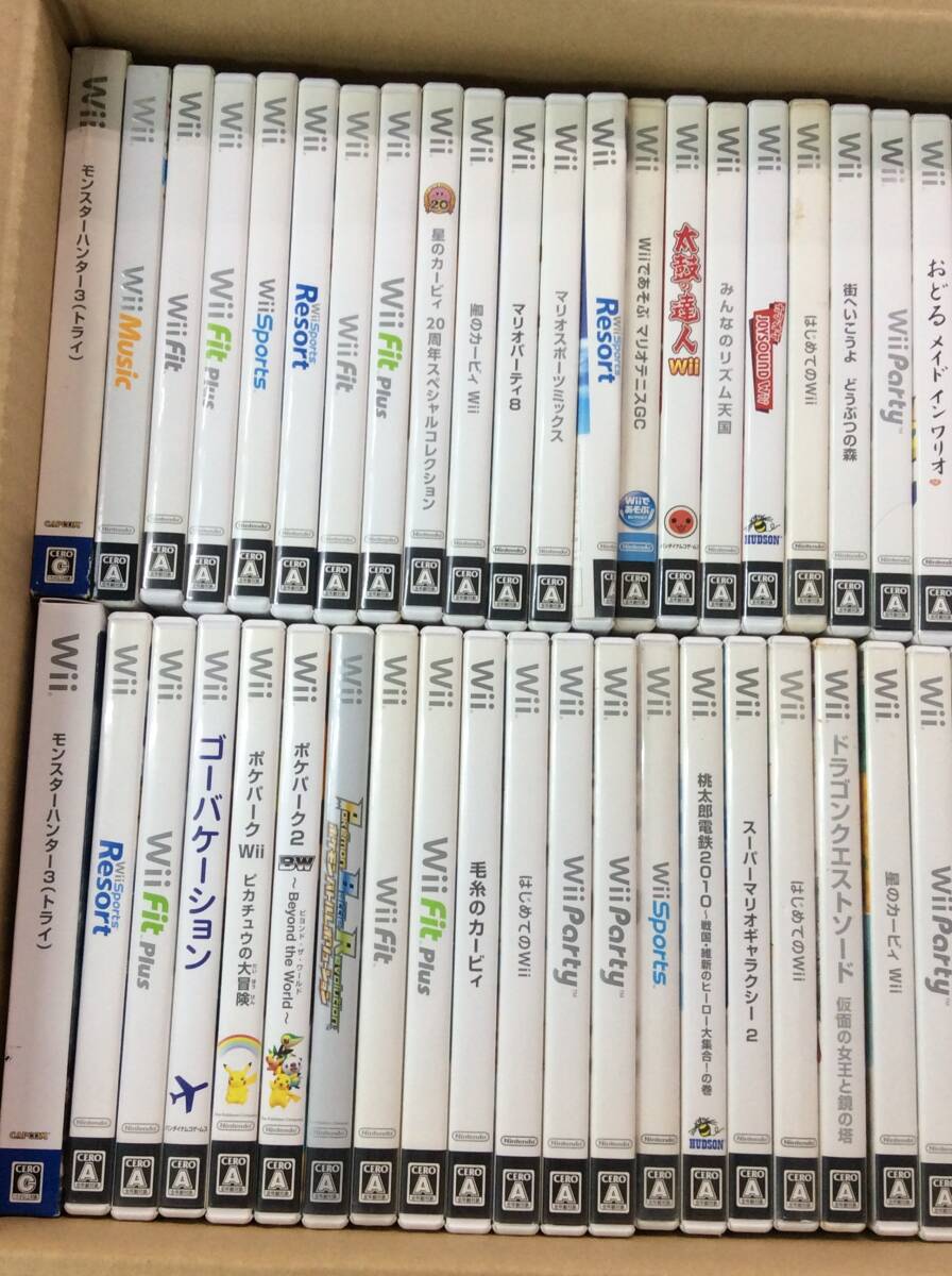 【GC417/120/0】ジャンク★Wiiソフト★合計(jì)73本前后★スマブラX/ポケパーク/星のカービィ 20周年スペシャル/桃太郎電鉄/マリオカート/他