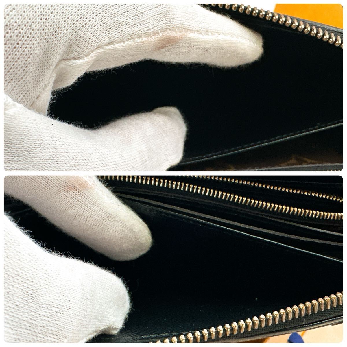 5634【極美品】LOUIS VUITTON ルイヴィトン モノグラム レティーロ ブラック ジッピーウォレット ラウンドファスナー M61855/MI2186