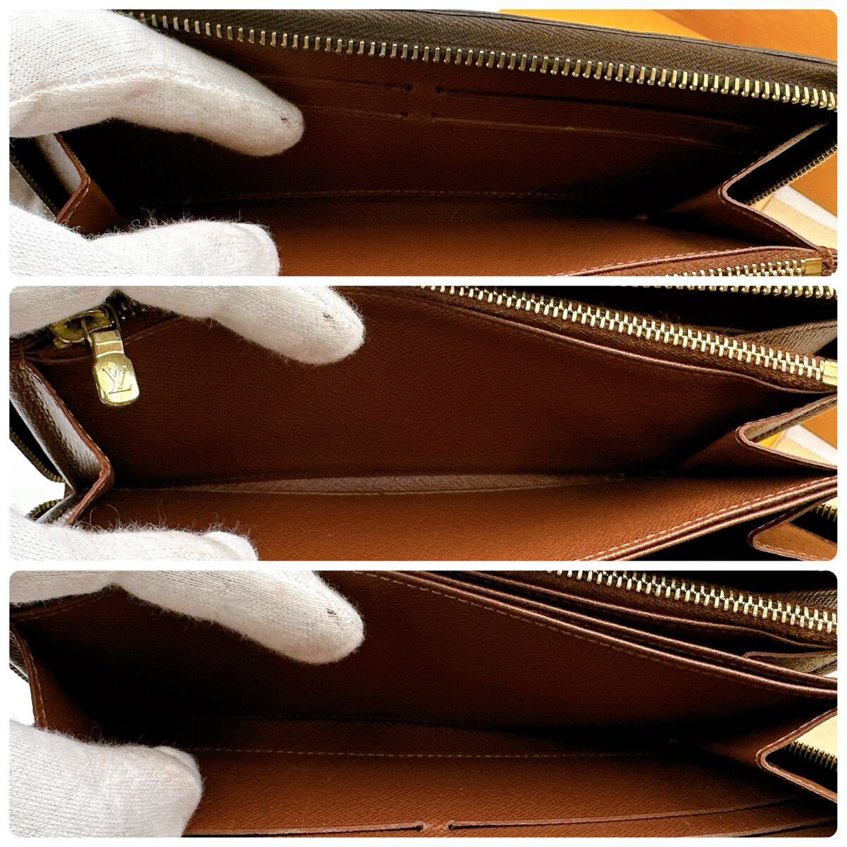 5646【極美品】LOUIS VUITTON ルイヴィトン モノグラム ジッピーウォレット ラウンドファスナー 長財布 ウォレット M60017/CA3193