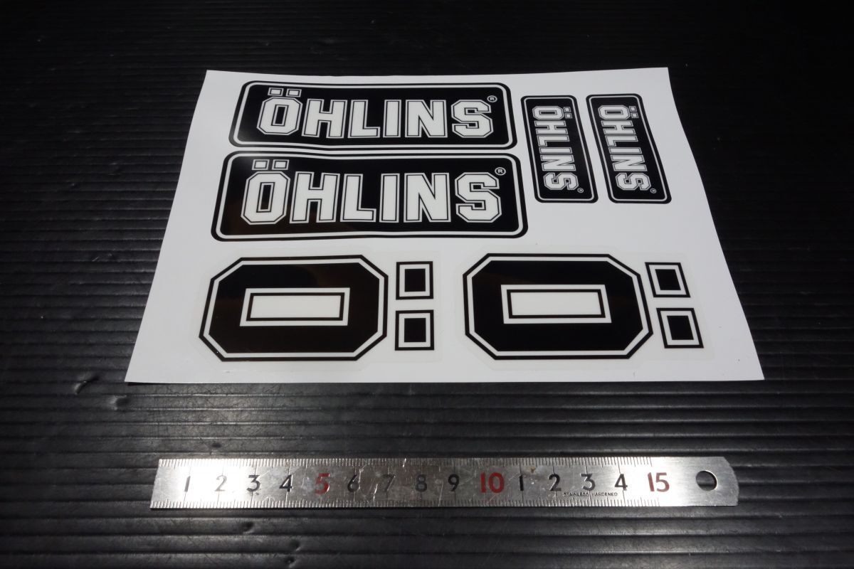 ステッカー デカール オーリンズ 純正 OHLINS 新品 未使用 送料無料 #R20250922