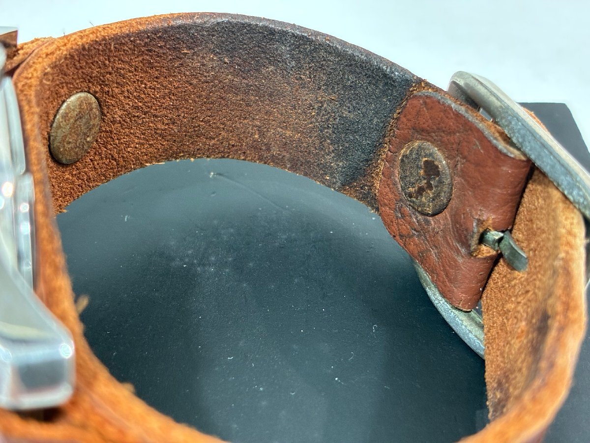 【EVISU】　エヴィス　クロノグラフ　アナログ3針デイト　クォーツ式　EV-700E　文字盤ブラック系　腕時計　SY02-G4G◎