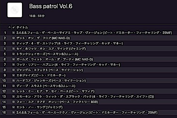 オムニバス【ベース・パトロール!(6) (Bass patrol Vol.6)】★CD_画像3