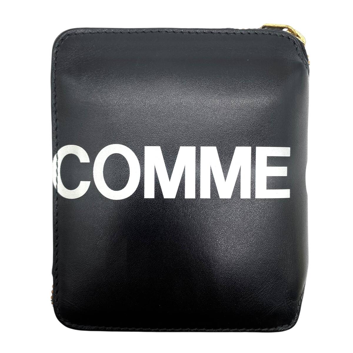 Comme des Garcons Compact Wallet Huge Logo Black / コムデギャルソン 財布_画像1