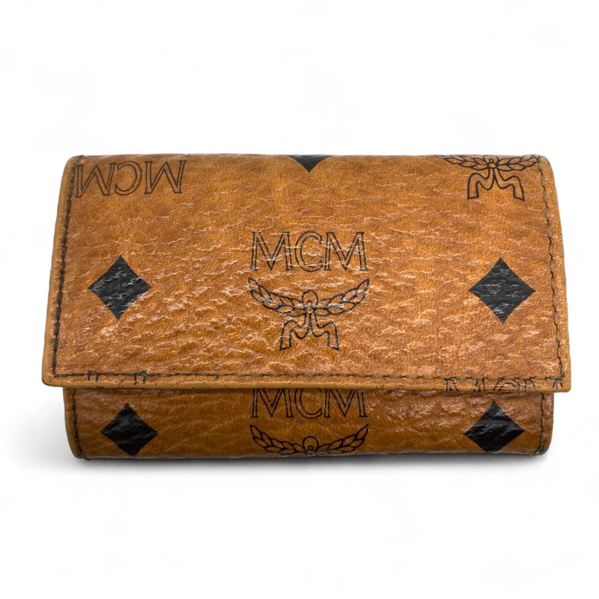Vintage MCM Key Case Visetos Cognac / ヴィンテージ エムシーエム キーケース ヴィセトス柄 コニャック_画像1