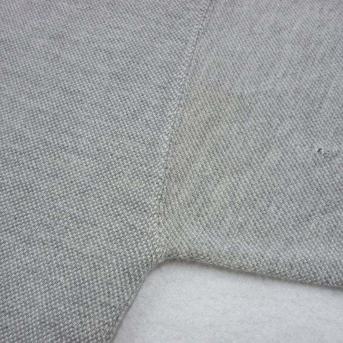 L/古着 半袖 ポロ シャツ メンズ 90s NFL グリーンベイパッカーズ 鹿の子 コットン グレー 霜降り アメフト スーパーボウル 25sep03 中古_画像9