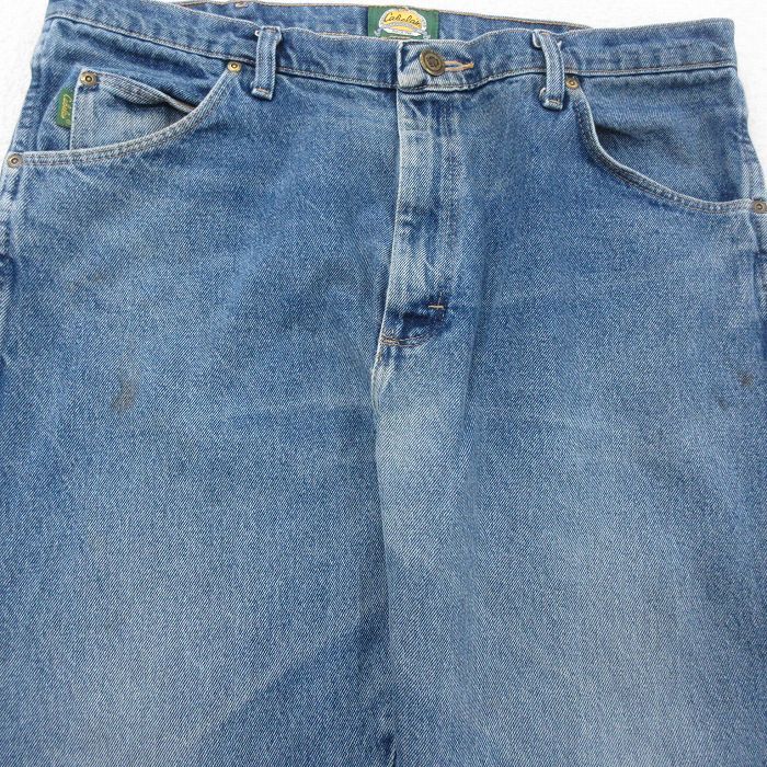 W39/古着 カベラス ジーンズ メンズ 00s コットン 紺 ネイビー デニム 25mar01 中古 ボトムス ジーパン Gパン ロング パンツ_画像7