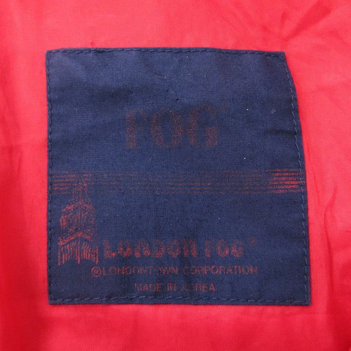 古着 ロンドンフォグ 長袖 ジャケット レディース 赤 レッド 24dec27 中古 アウター ジャンパー ブルゾン_画像6