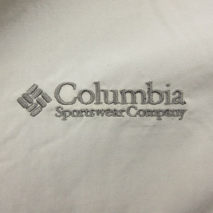 XL/古着 コロンビア 長袖 ジャケット メンズ 00s ワンポイントロゴ 大きいサイズ ベージュ系 カーキ 内側フリース 25feb18_画像3