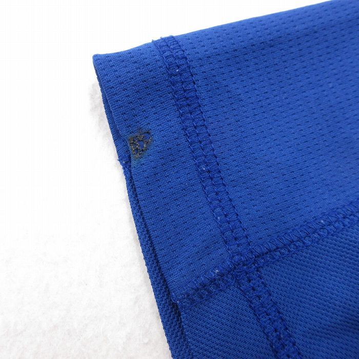 L/古着 半袖 ポロ シャツ メンズ 00s NFL ニューヨークジャイアンツ 鹿の子 青他 ブルー アメフト スーパーボウル 24jul31_画像5