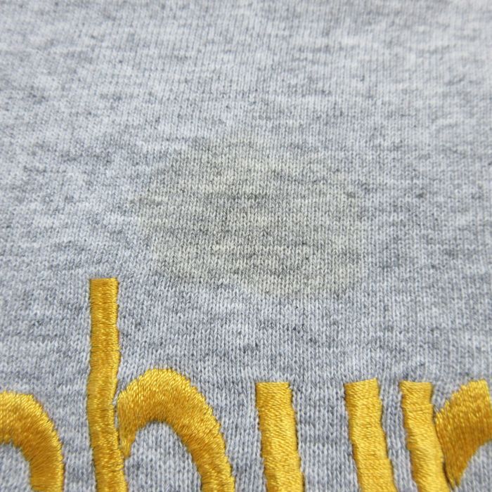 XL/古着 フルーツオブザルーム 長袖 スウェット メンズ 90s NFL ピッツバーグスティーラーズ 刺繍 大きいサイズ クルーネッ_画像4