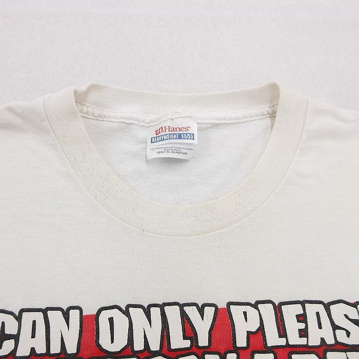 XL/古着 ヘインズ 半袖 ビンテージ Tシャツ メンズ 90s フロリダ メッセージ 大きいサイズ クルーネック 白 ホワイト 24mar1_画像5