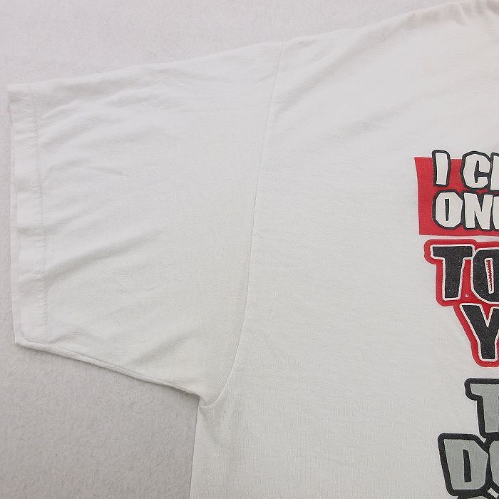 XL/古着 ヘインズ 半袖 ビンテージ Tシャツ メンズ 90s フロリダ メッセージ 大きいサイズ クルーネック 白 ホワイト 24mar1_画像7