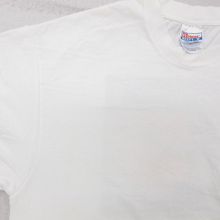 XL/古着 ヘインズ 半袖 ビンテージ Tシャツ メンズ 00s クーガーズ コットン クルーネック 白 ホワイト 24mar29 中古_画像7