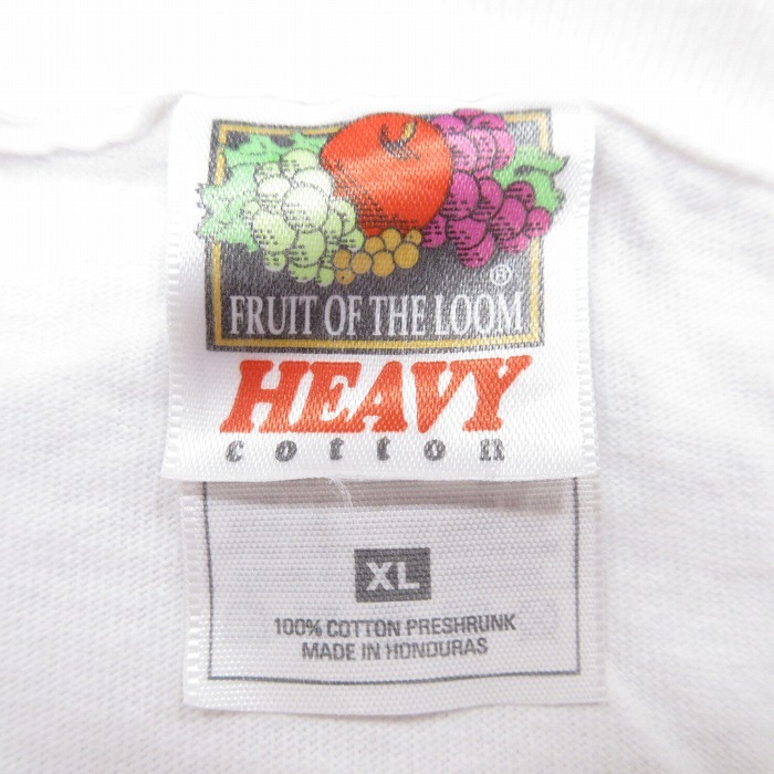 XL/古着 フルーツオブザルーム 半袖 ビンテージ Tシャツ メンズ 00s NFL ニューイングランドペイトリオッツ コットン クルーネック 白 ホワ_画像3