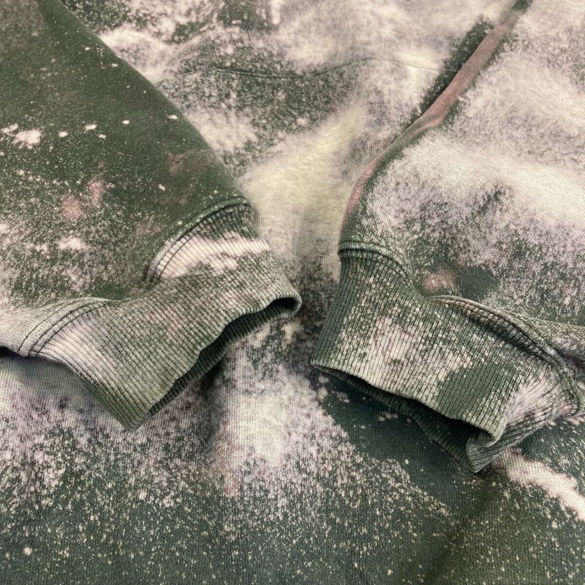 09M253◯ Carhartt カーハート フェード ブリーチ ギャラクシー ビックサイズ プルオーバーパーカー ストリート スケボー メンズ 2XL_画像5