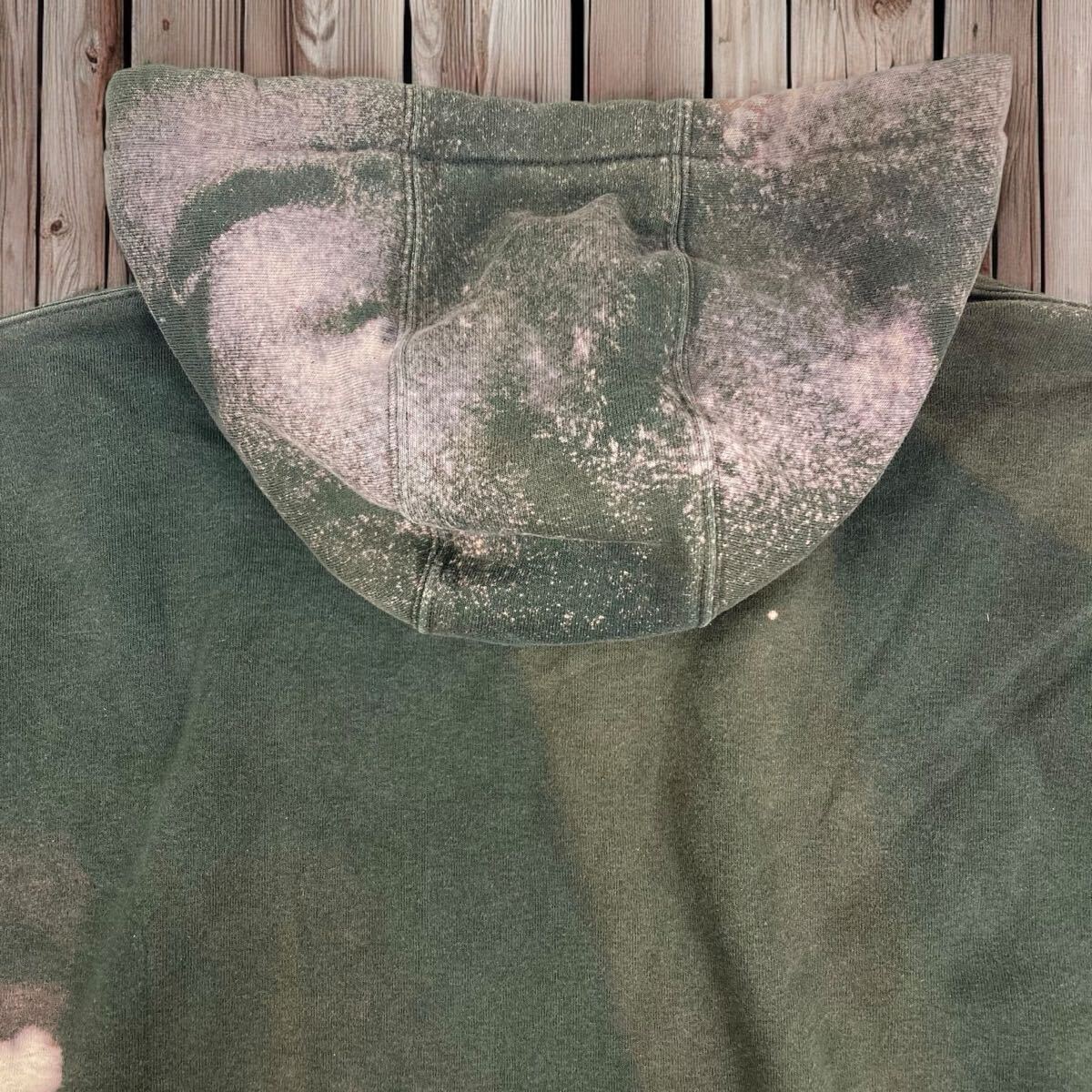 09M253◯ Carhartt カーハート フェード ブリーチ ギャラクシー ビックサイズ プルオーバーパーカー ストリート スケボー メンズ 2XL_画像8