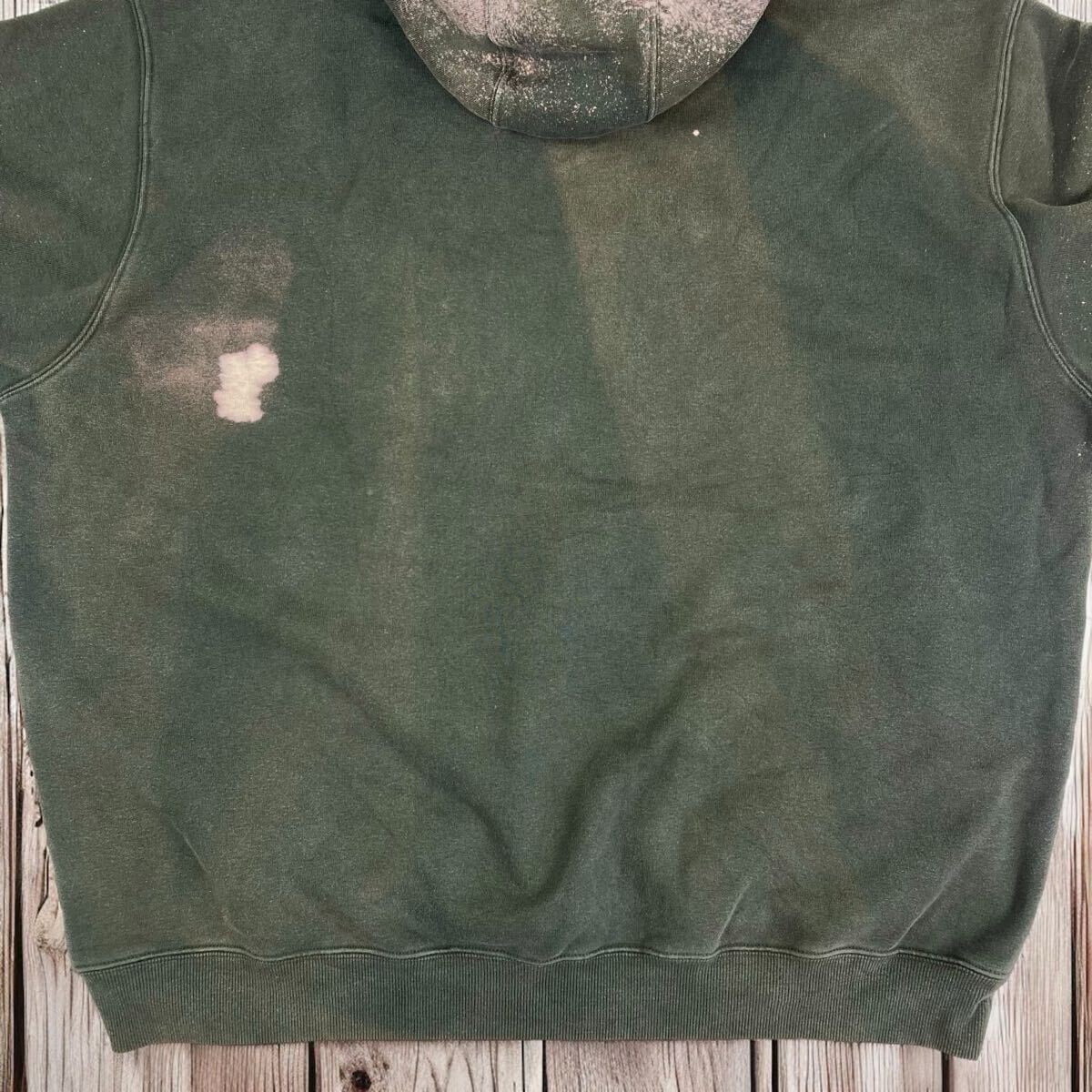 09M253◯ Carhartt カーハート フェード ブリーチ ギャラクシー ビックサイズ プルオーバーパーカー ストリート スケボー メンズ 2XL_画像9