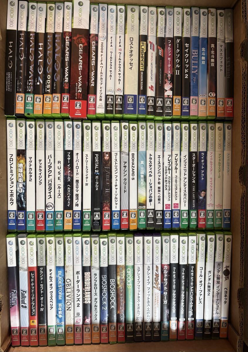 【1円スタート】XBOX360 ゲームソフト 74セット 大量まとめ売り