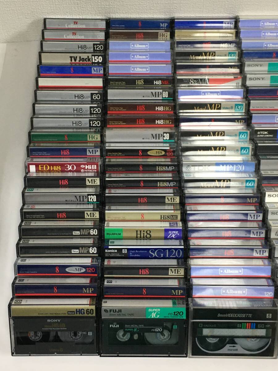 ★☆コ157 中古 8ミリ 8㎜ ビデオテープ Hi8 100本 まとめ売り SONY TDK FUJIFILM 他☆★