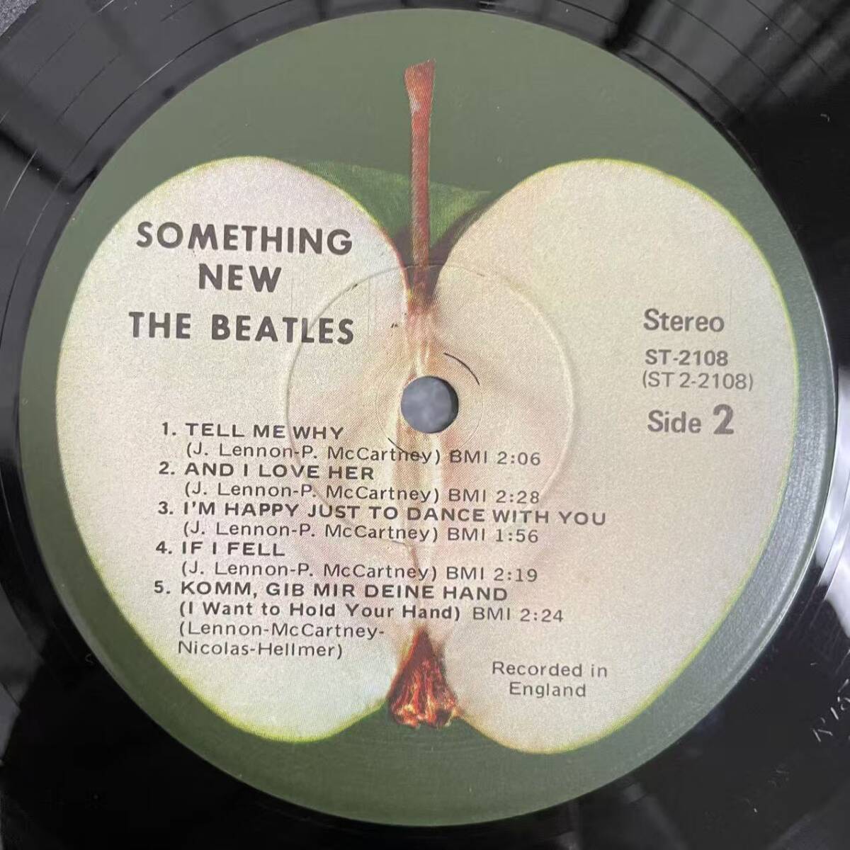 米 US盤 BEATLES/SOMETHING NEW/CAPITOL ST2108 LP/NF091207_画像5