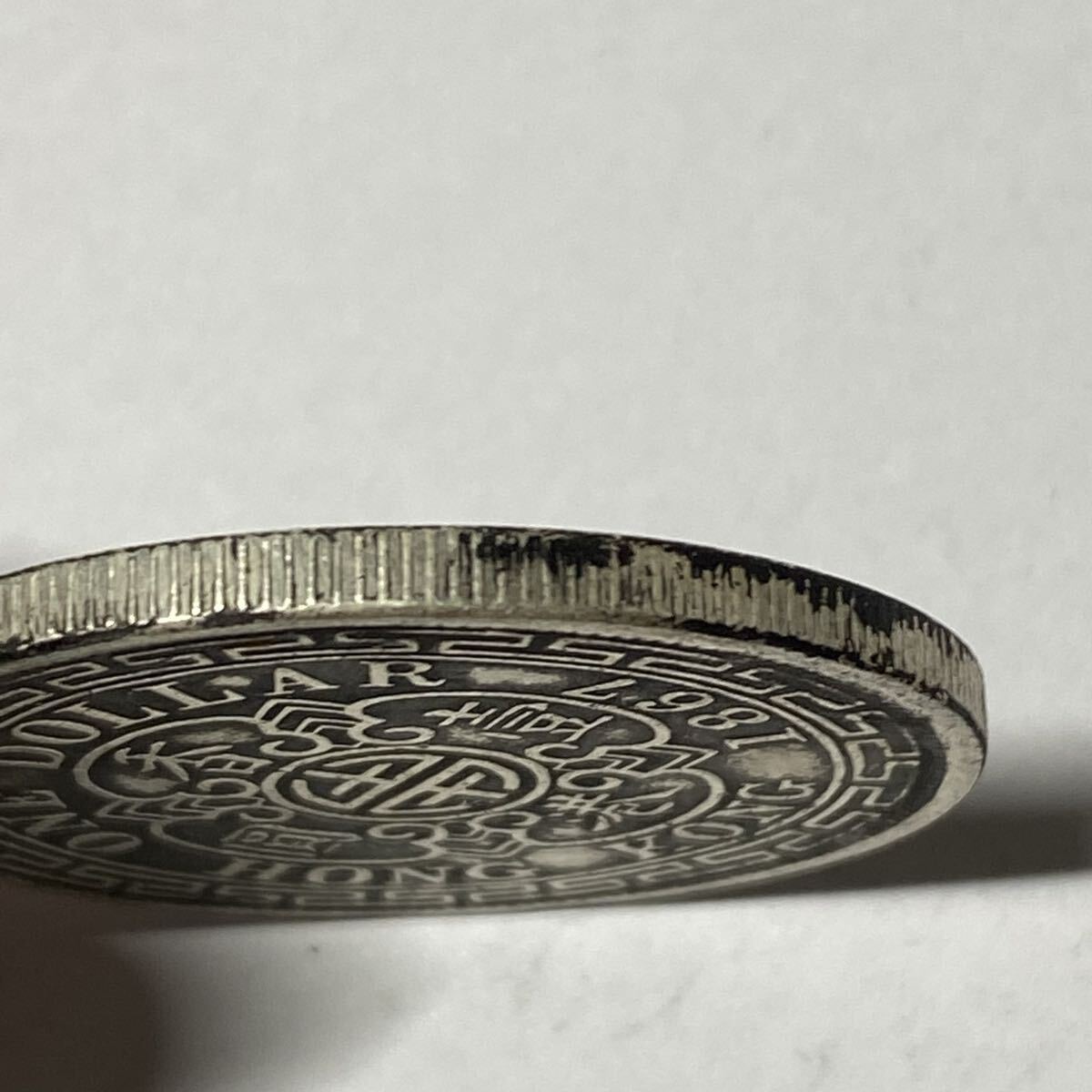 イギリス領 香港壹圓 香港ドル 銀貨 1ドル 1867年 クイーンヴィクトリア女王 コイン 古錢 硬貨 重さ27g_画像3