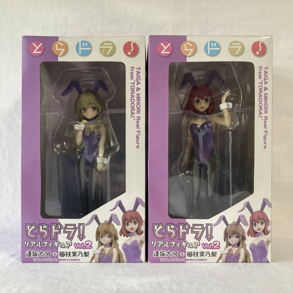 TAITO タイトー とらドラ！ リアルフィギュア Vol.2 逢坂大河 櫛枝実乃梨 バニーガール 全２種_画像1