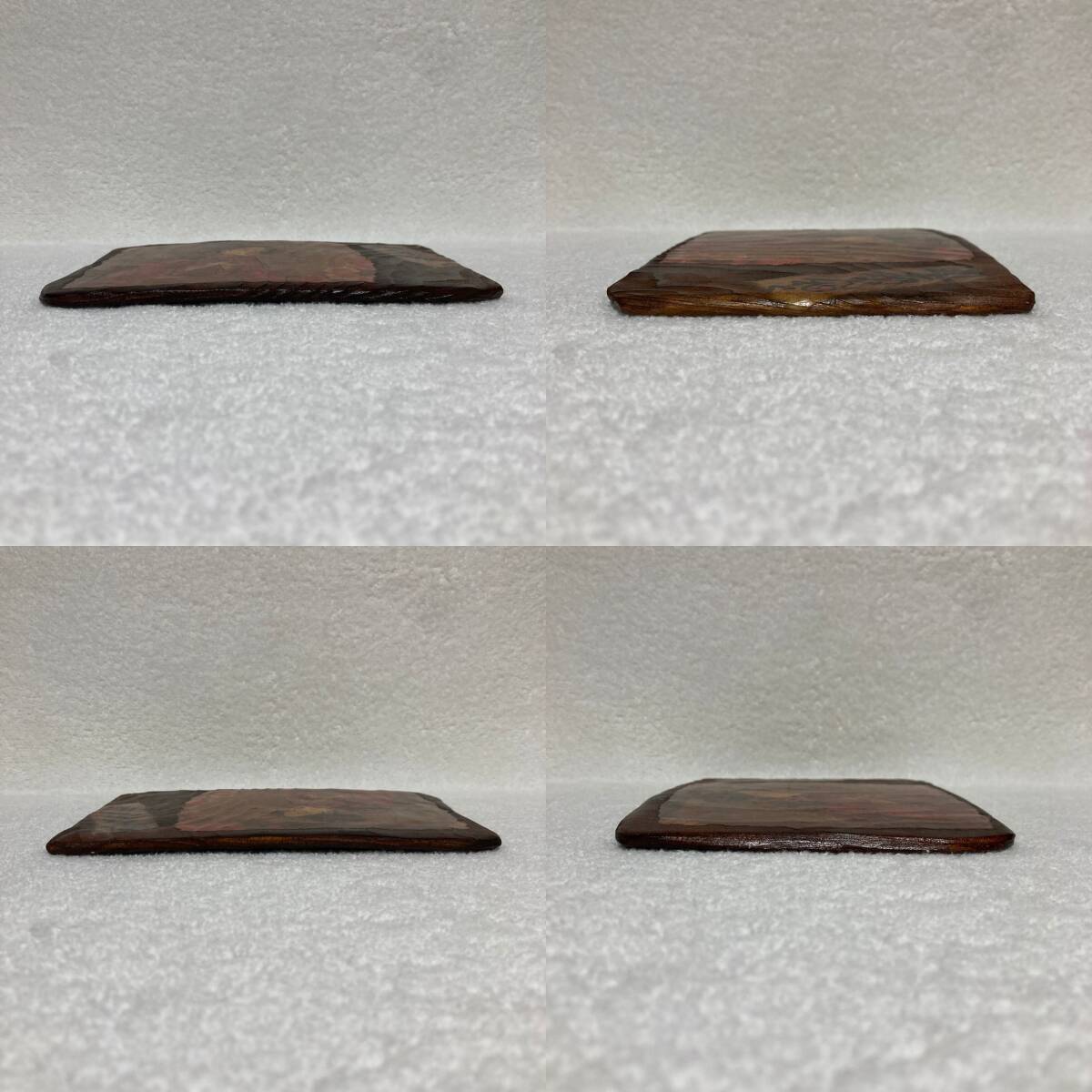 置物 工芸品 飾り / 日本の浮世絵 木製の板 - 2枚セット_画像9