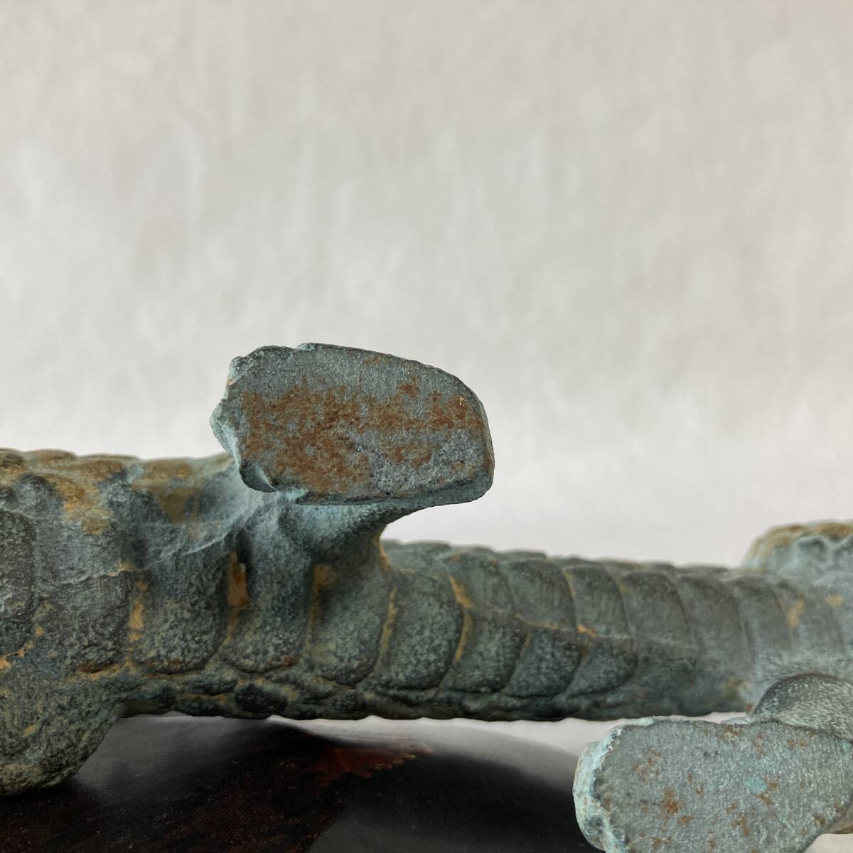 渡辺環水 龍 祥龍 工芸品 銅製 置物 - 26cm_画像6