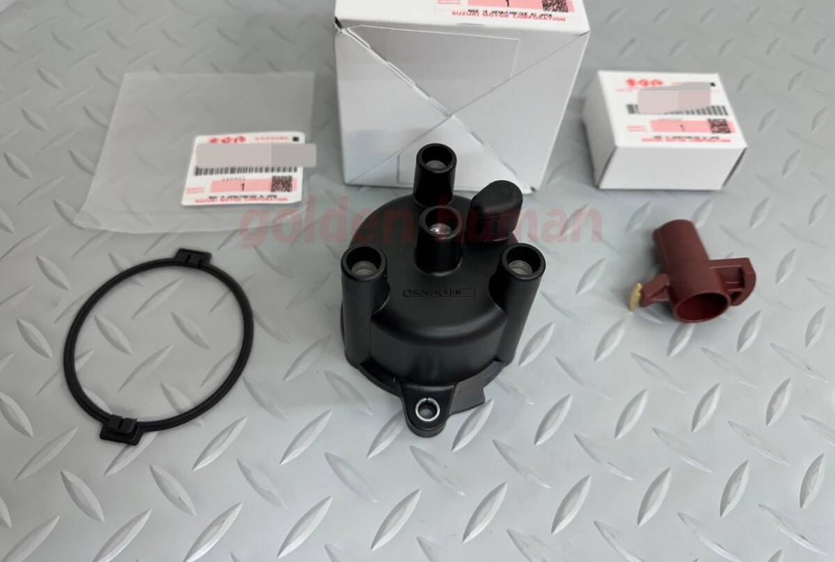 ■新品■スズキ純正 SUZUKI ジムニー JA11/JA12 デスビ キャップ・ローター・ガスケット3点セット ディストリビューター_画像3