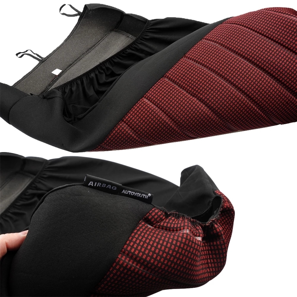 シートカバー デミオ DJ系 2席セット 前席 洗濯可能 2025年モデル ポリエステル 被せるだけ マツダ 選べる3色_画像4