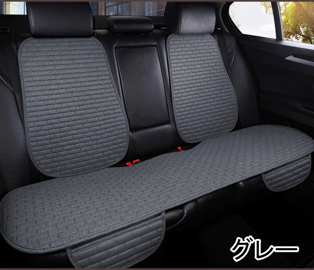 MPV LY3P シートカバー マツダ 後席 2025年モデル リネン素材 麻 エプロンタイプ スバル 選べる5色_画像6