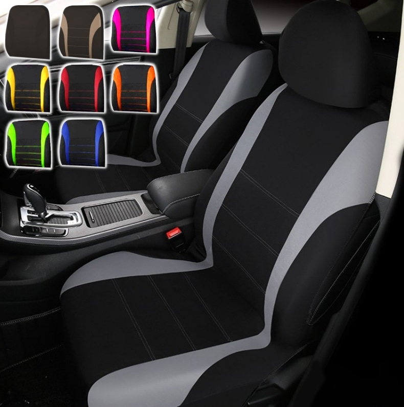 日産 セレナ C26 シートカバー 2025年モデル ポリエステル 運転席 助手席 前席セット 9色 LBLC_画像1