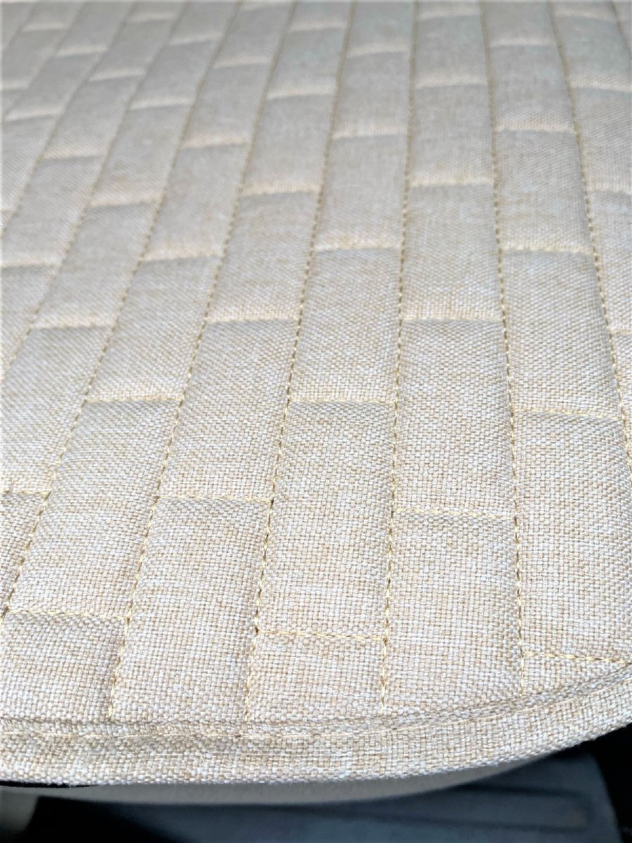 セルボ モード CN CP22系 シートカバー スズキ 後席 2025年モデル リネン素材 麻 エプロンタイプ スバル 選べる5色_画像7