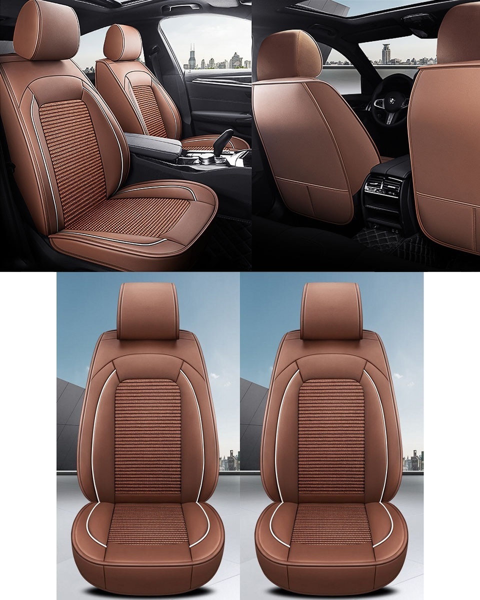 BMW 4シリーズ F36 シートカバー 防水 車 2025年モデル レザー 前席 2席セット 被せるだけ トヨタ 選べる5色 TANE D_画像7