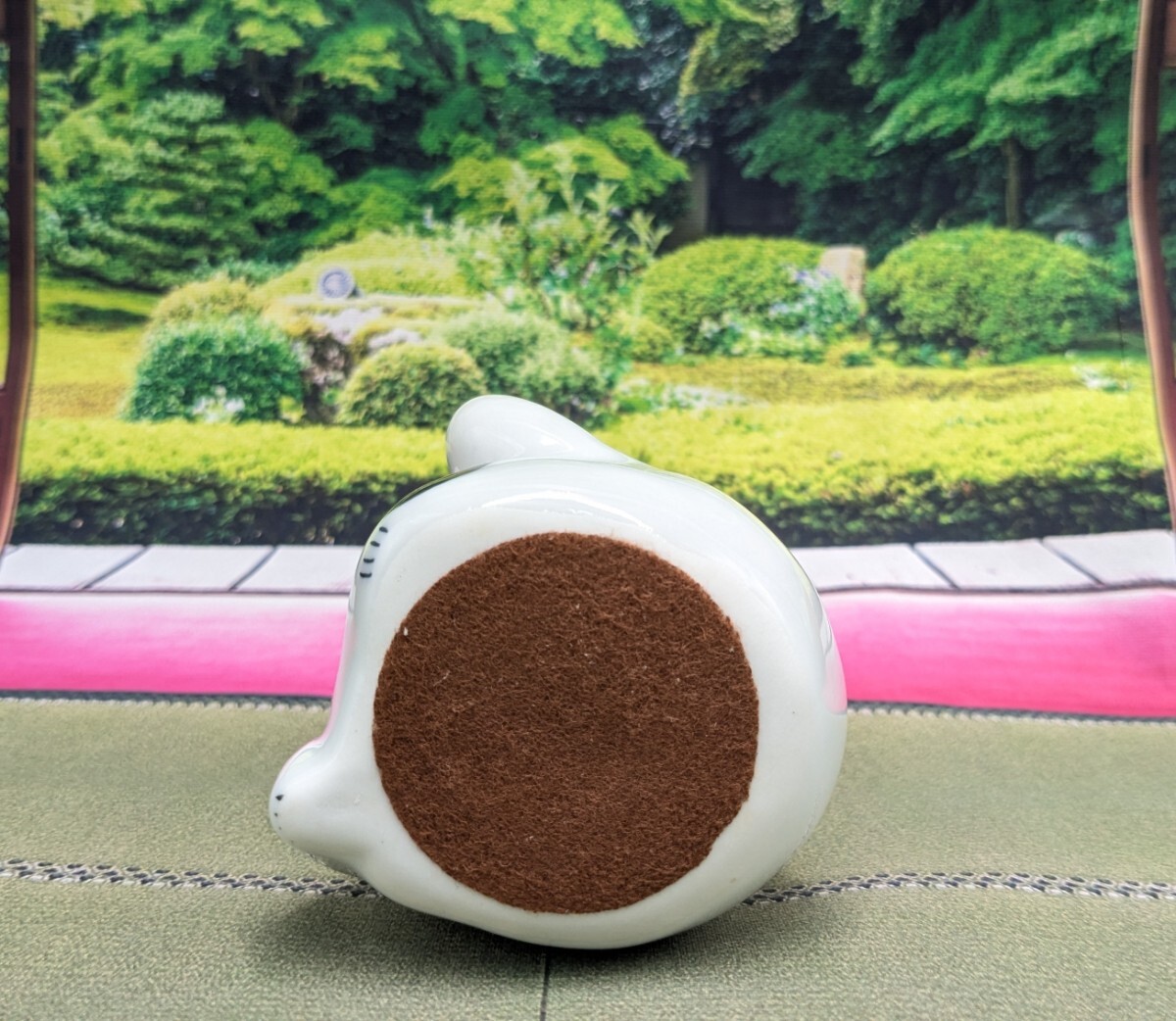 縁起物　招き猫　有田焼　波佐見焼　置物　左手上げ　白_画像5