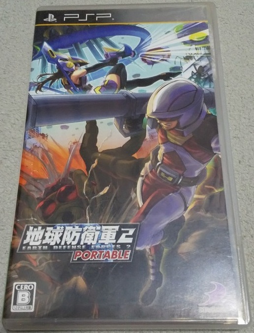 PSP 地球防衛(wèi)軍2 PORTABLE 中古品