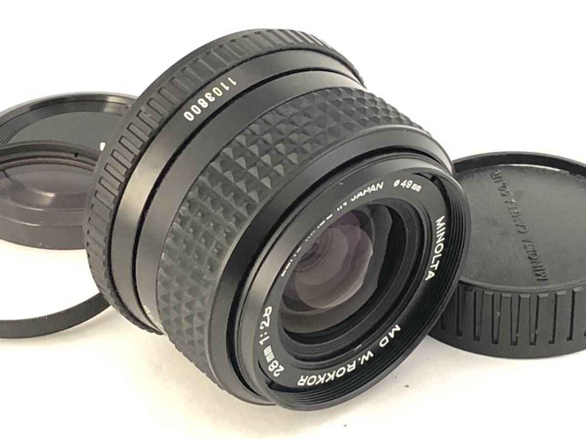 ★極上品★ ミノルタ MINOLTA MD W.ROKKOR 28mm F2.8 #7384_画像2