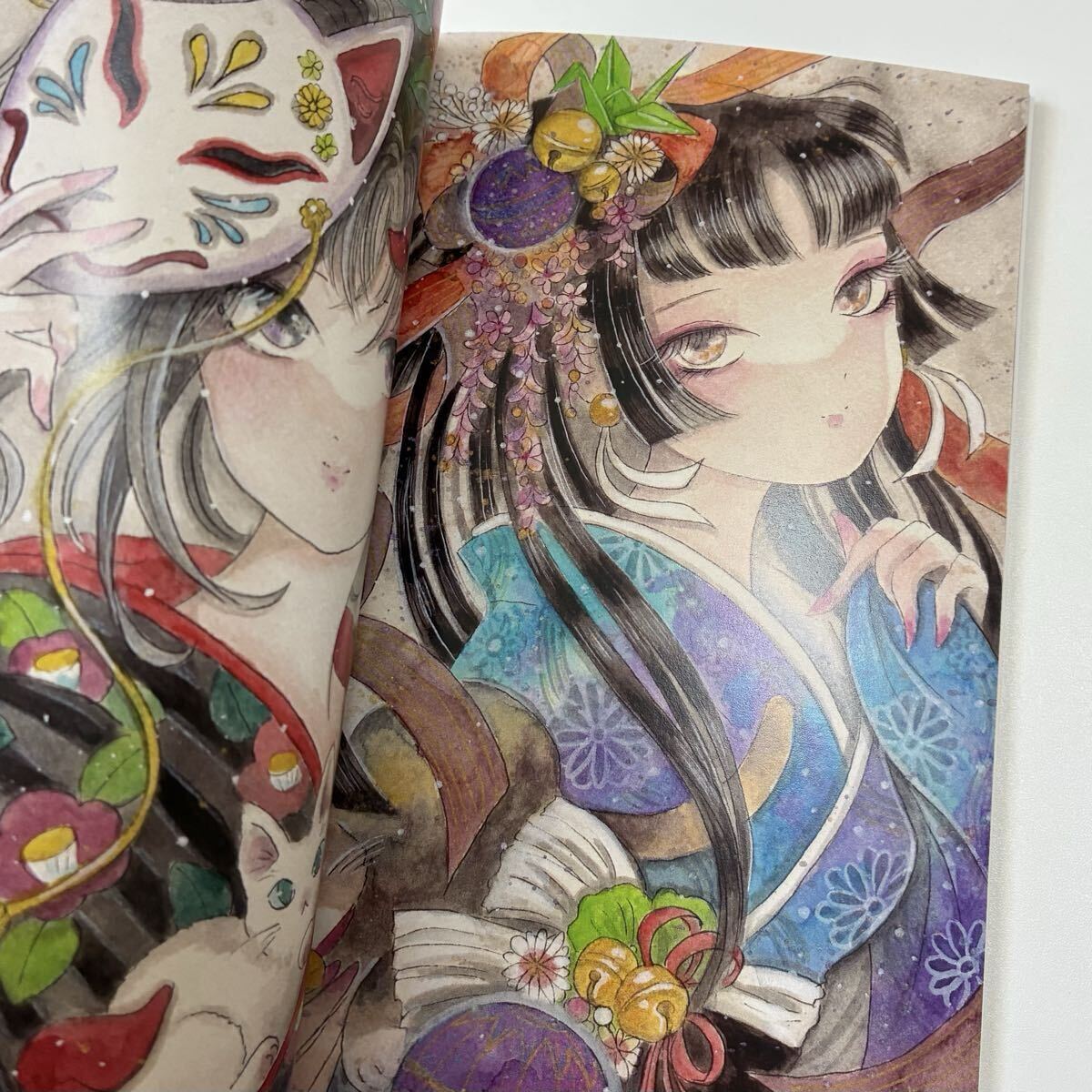 画集 『紫の幻想曲』作品集11 水彩イラスト作品62点掲載_画像4