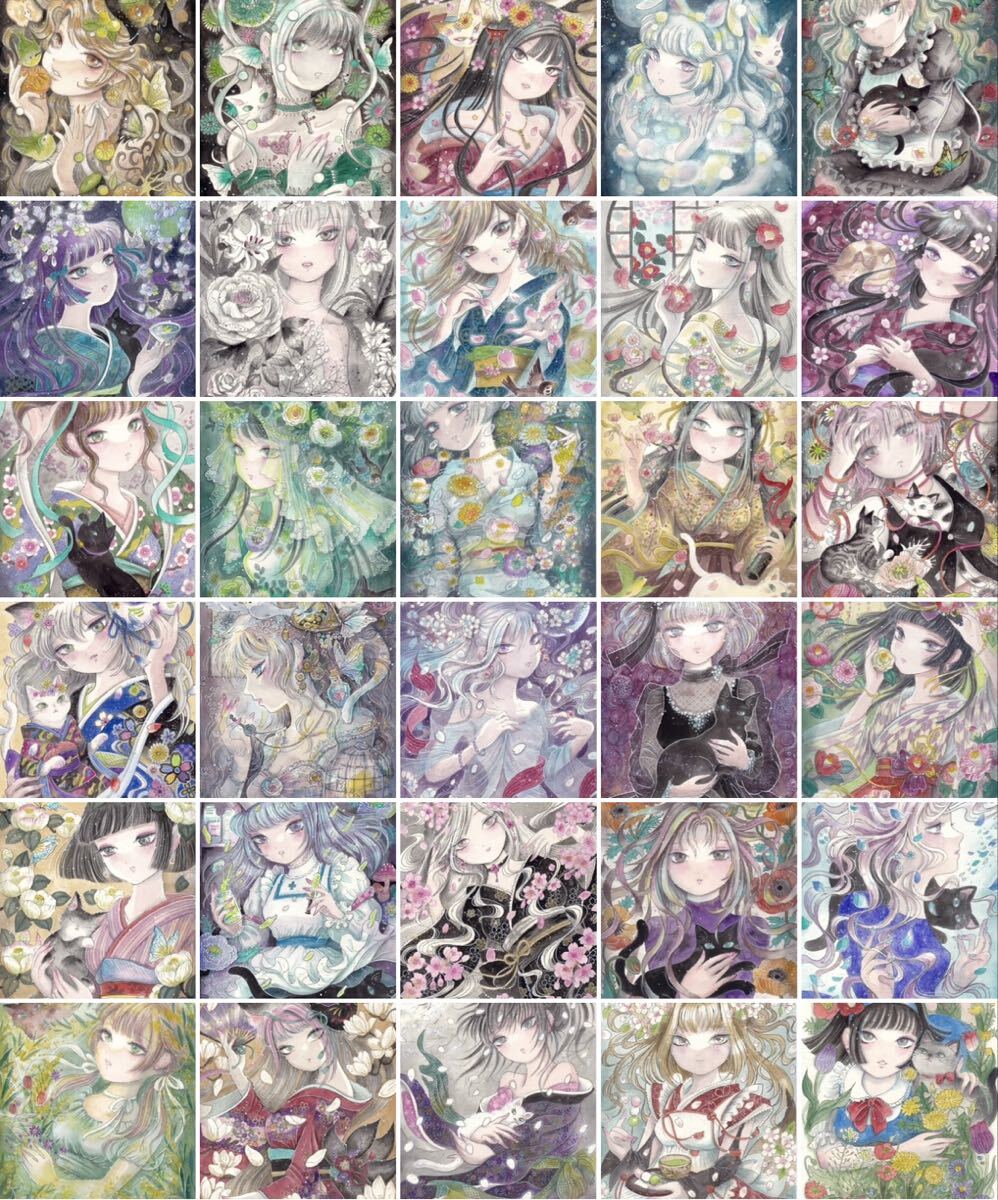 画集 『時を超えていつか』作品集12 水彩イラスト作品62点掲載_画像6