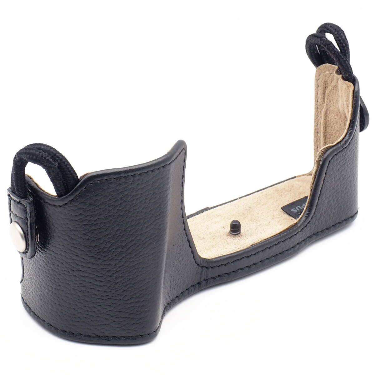 OLYMPUS OM-D E-M10 Mark III 専用 本革ボディジャケット CS-51B ブラック コーディネイト性が高い 上質(zhì)な牛革ボディケース/ハーフケース