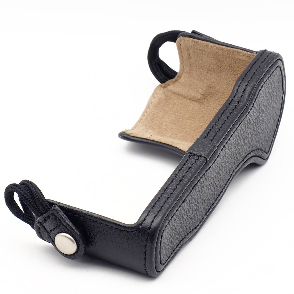 OLYMPUS OM-D E-M10 Mark III 専用 本革ボディジャケット CS-51B ブラック コーディネイト性が高い 上質(zhì)な牛革ボディケース/ハーフケース