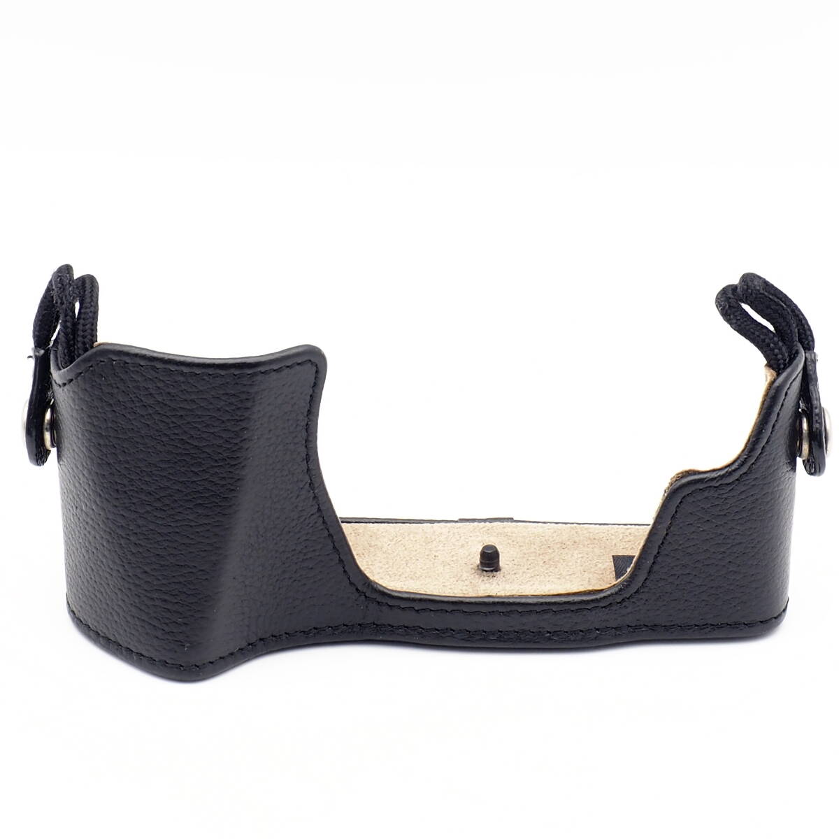 OLYMPUS OM-D E-M10 Mark III 専用 本革ボディジャケット CS-51B ブラック コーディネイト性が高い 上質(zhì)な牛革ボディケース/ハーフケース