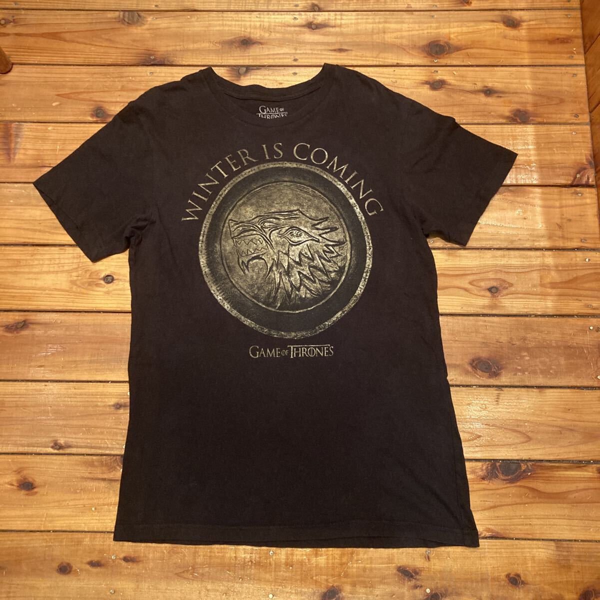 GAME OF THRONES ゲームオブスローンズ　プリントTシャツ　半袖Tシャツ　ムービーTシャツ Mサイズ USA古着 アメリカ古着_画像1