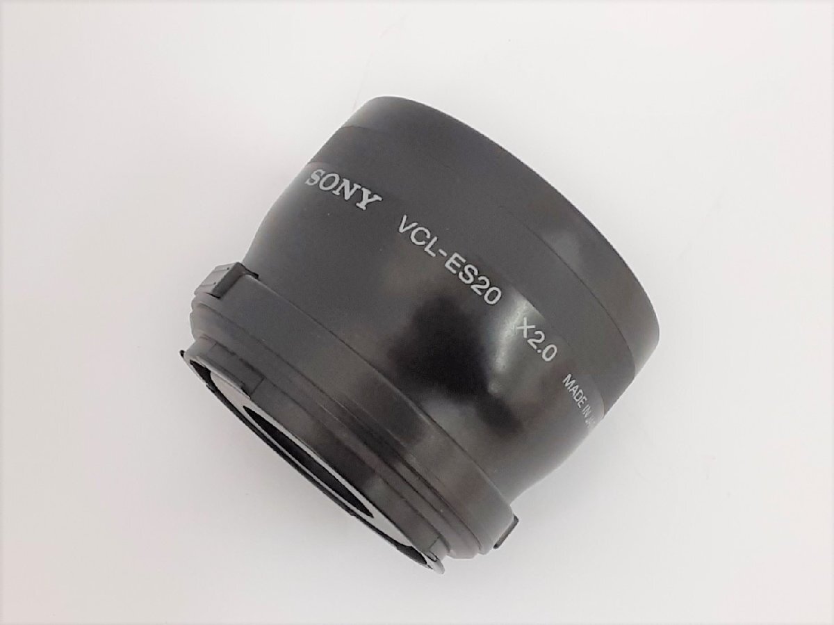★ソニー SONY ワンタッチ テレコンバージョン レンズ VCL-E20 ×2.0 動作未確認(rèn)【中古】｛dgs3005｝