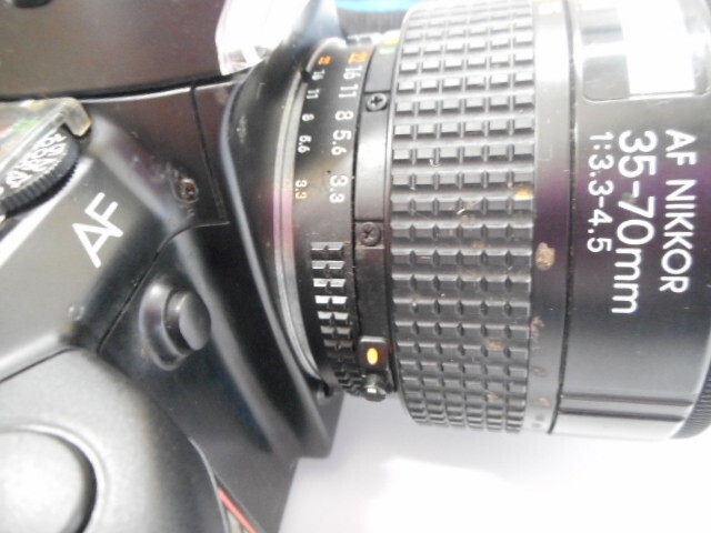 ★ニコン Nikon フィルム式カメラ F-40 IS 35-70ｍｍ 1：3.3-4.5 動作未確認(rèn) ジャンク品【中古】｛dgs574｝